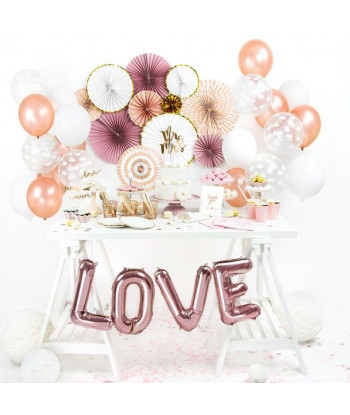 Confettis rose pâle