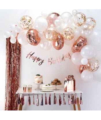 Guirlande de ballons Arche de ballons en kit - Rose Gold