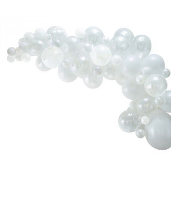 Arche de ballons en kit - Blanc