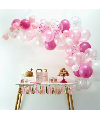 Arche de ballons en kit - Rose Fuchsia