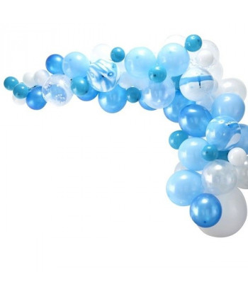 Guirlande de ballons en kit - Bleu