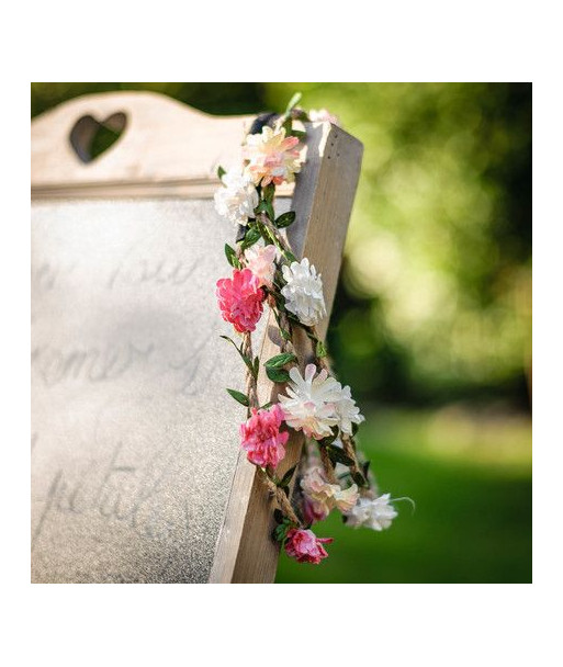 Headband fleurs accessoires cheveux mariage EVJF