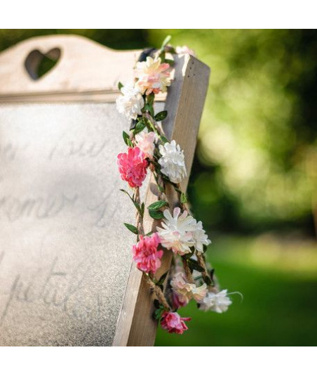 Headband fleurs accessoires cheveux mariage EVJF