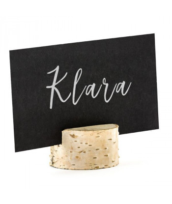 Rondins de bois Marque places (par 10)