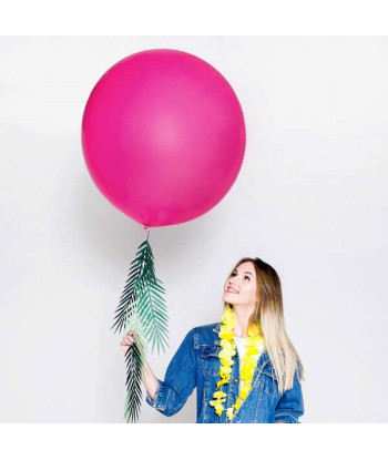 Ballon géant rose fuchsia