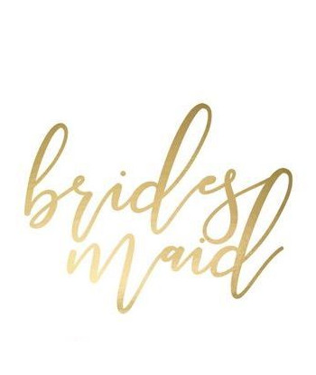 Tatouages éphémères EVJF - or