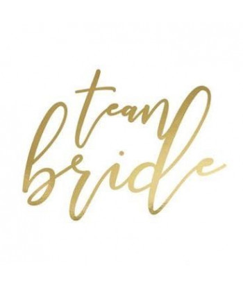 Tatouages éphémères EVJF - or