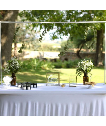 Cadre verre numero table mariage, menu mariage