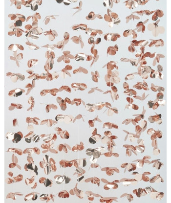 Rideau de fleurs rose gold