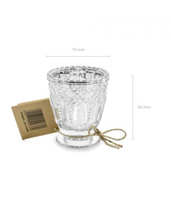 Photophores vintage argent x4