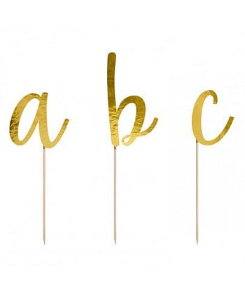 Cake topper alphabet - or