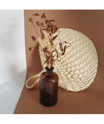 Bouteille en verre ambré