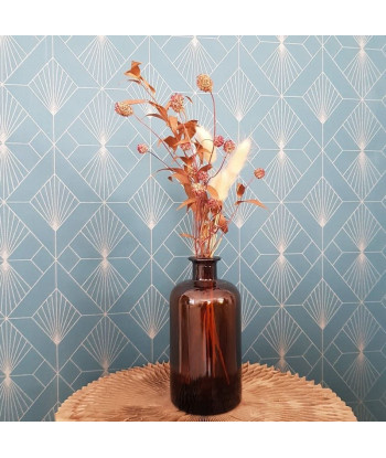 Bouteille en verre ambré