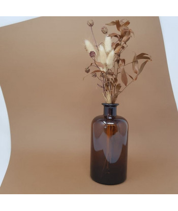 Bouteille en verre ambré