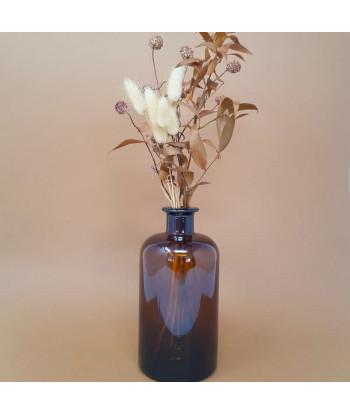 Bouteille en verre ambré