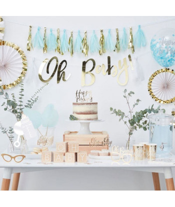 Cubes en bois babyshower