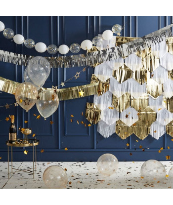 Guirlande à franges - or