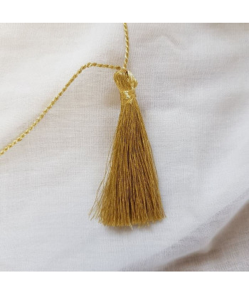 Guirlande mini pompon or