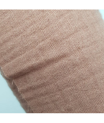 Chemin de table en  gaze de coton - vieux Rose
