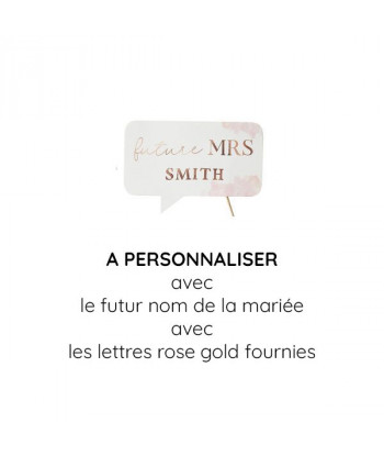 accessoires photobooth EVJF personnalisable