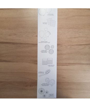 Guirlande ballons, rosaces, boules papier