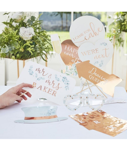 Photobooth mariage Personnalisable - Rose gold