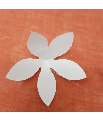 Rideau fleurs origami