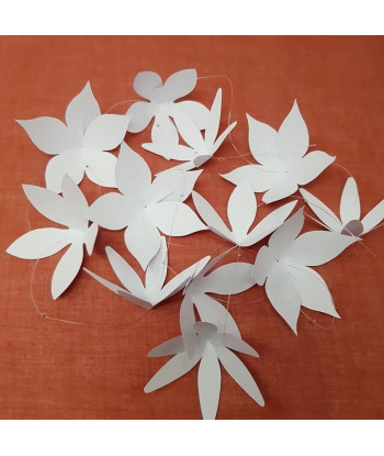 Rideau fleurs origami