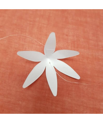 Rideau fleurs origami