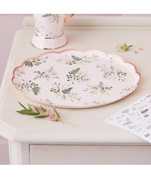 Assiettes jetables Liberty (par 8)