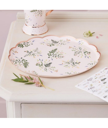 Assiettes jetables Liberty (par 8)