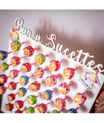 Présentoir bar à sucettes