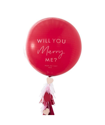 Ballon confetti Demande en mariage