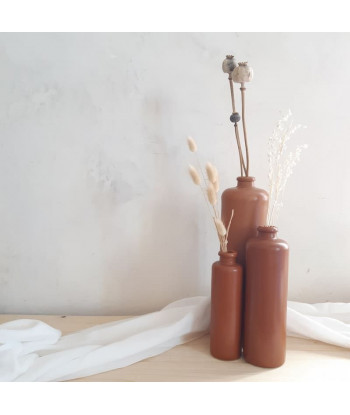 Bouteille vase terracotta - moyen modele