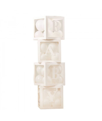 4 Cubes Baby Ballons