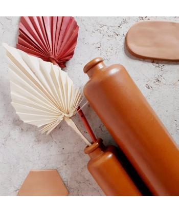 Bouteille vase terracotta - petit modele