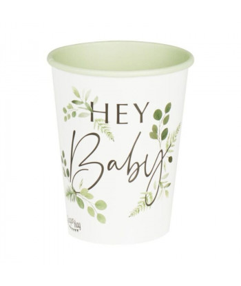Gobelets "Hey Baby" botanique