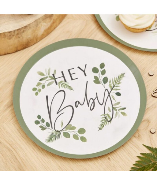 Assiettes jetables Hey Baby