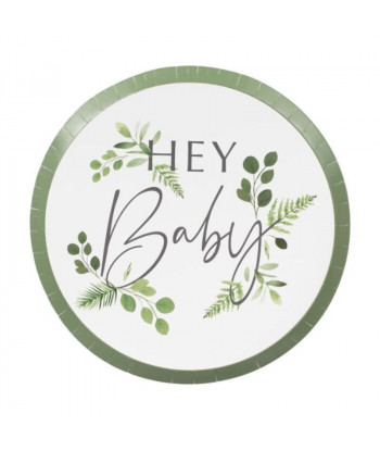 Assiettes jetables Hey Baby