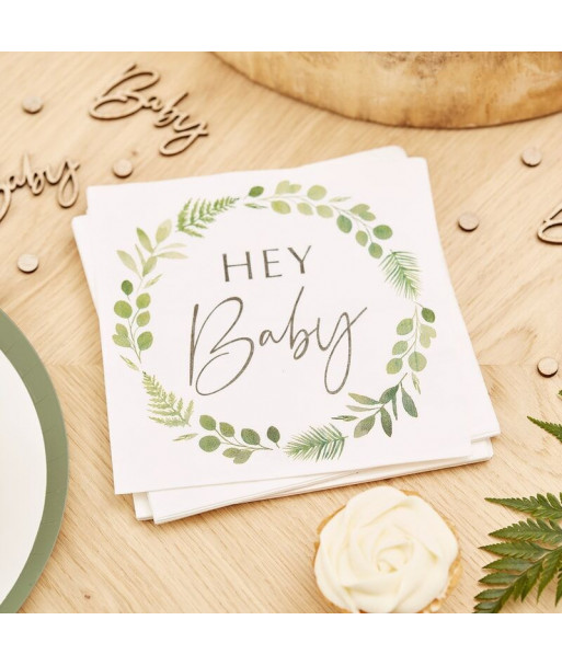 Serviettes jetables Hey Baby 