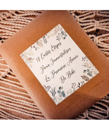 Cartes première année de bébé