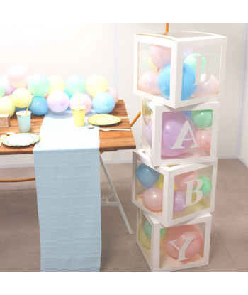 4 Cubes Baby Ballons