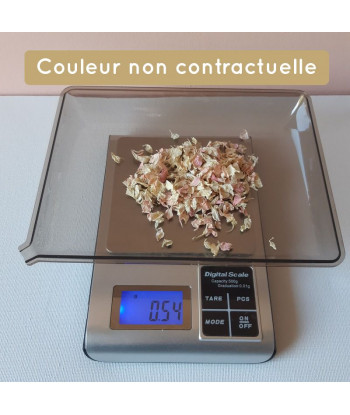 Confettis de fleurs séchées biodégradables roses