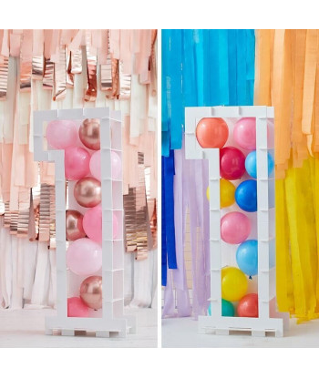 Structure pour ballons chiffre 