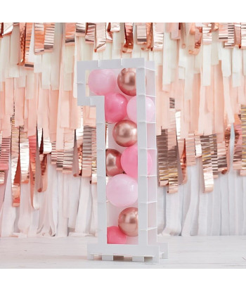 Structure pour ballons chiffre 