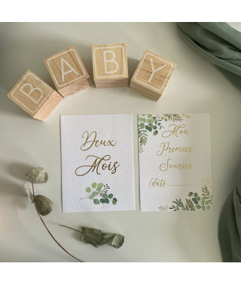 Cubes en bois babyshower