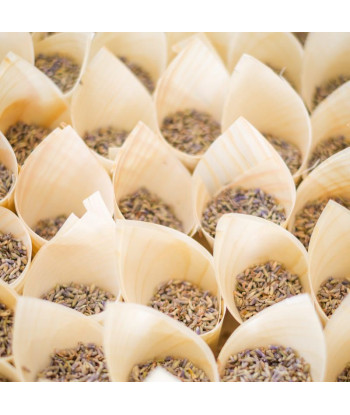 Confettis biodégradables de lavande séchée