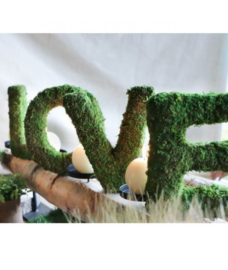 Lettre love en mousse 20 cm