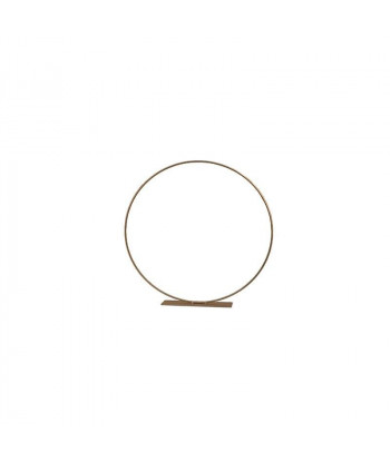 Centre de table cercle champagne 30 cm