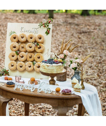 Cake topper love en bois